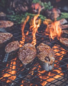 Grilled Baja Kanpachi steaks